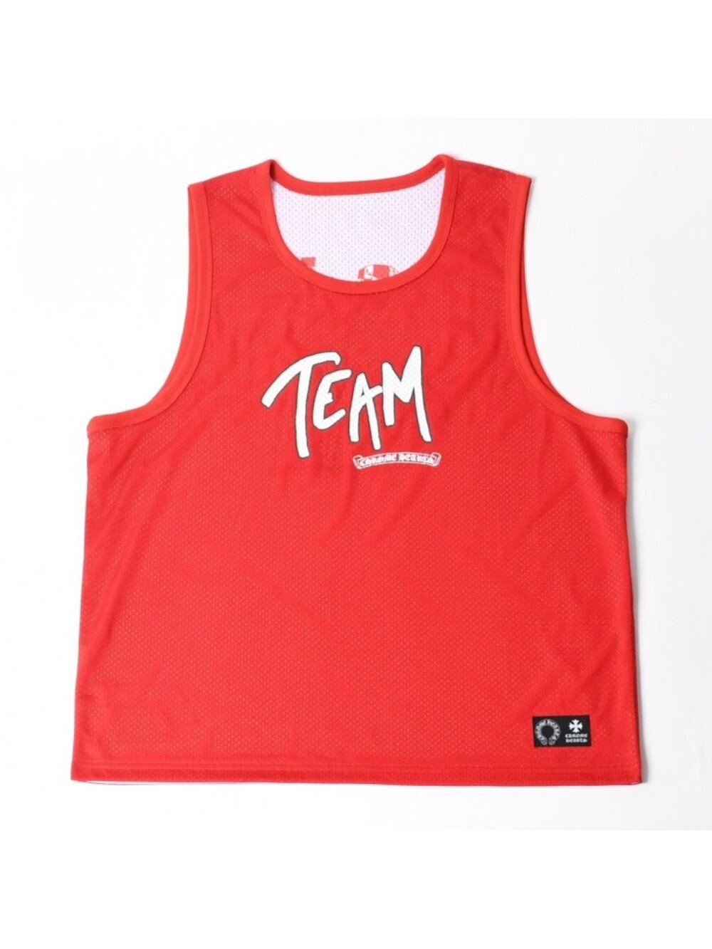 Chrome Hearts Matty Boy Basketball Jersey Red White L